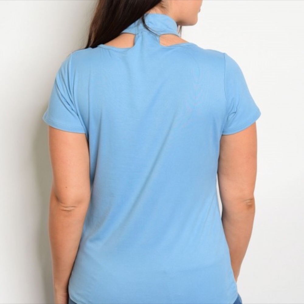 🙌BOGO🙌$9🙌PLUS SIZE CHOKER STYLE TOP - Picture 3 of 5
